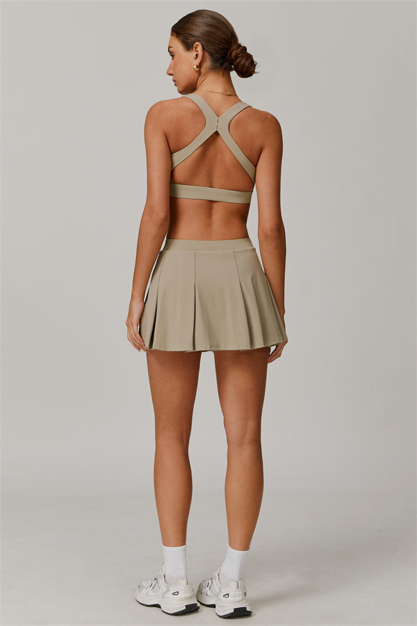 The Lumina Sports Bra Skirt 2-Piece Set UPF 50+
