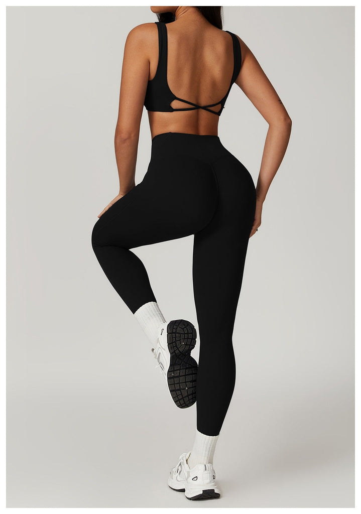Mira Twist Bra Top & Leggings Set