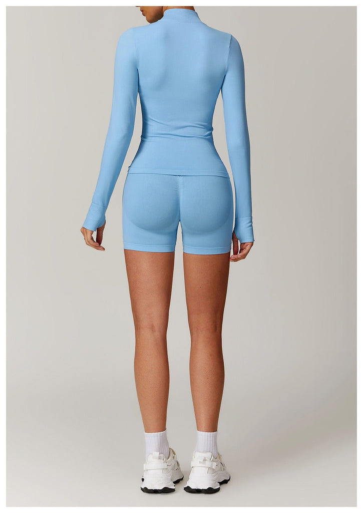 Piper Longsleeve Zip Top & Shorts Set