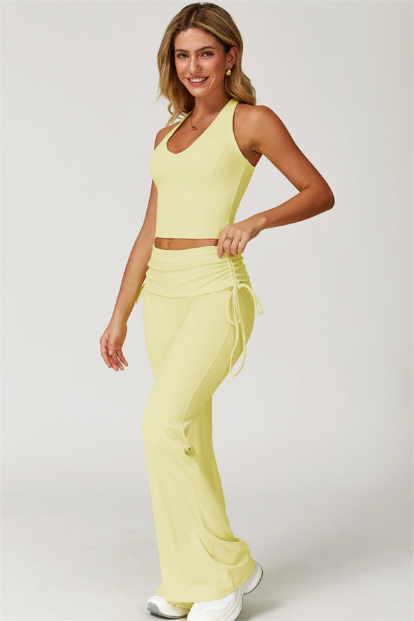 Alani V Top & Flared Folded Set