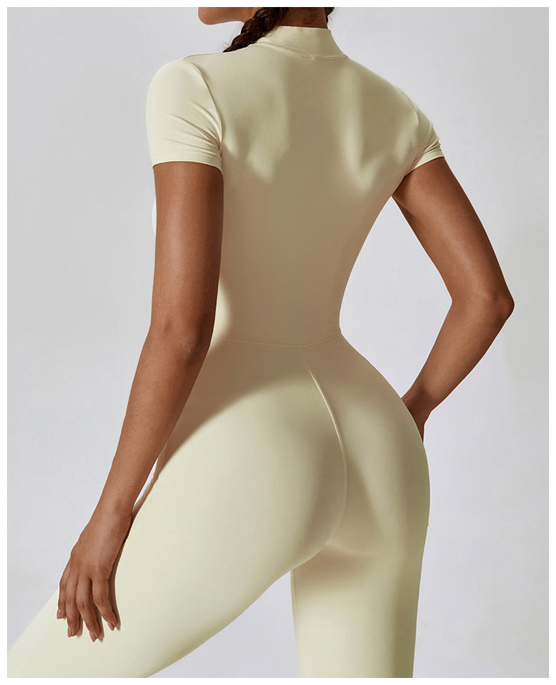 Super Sculpt Short Sleeve Jumpsuit (size down)