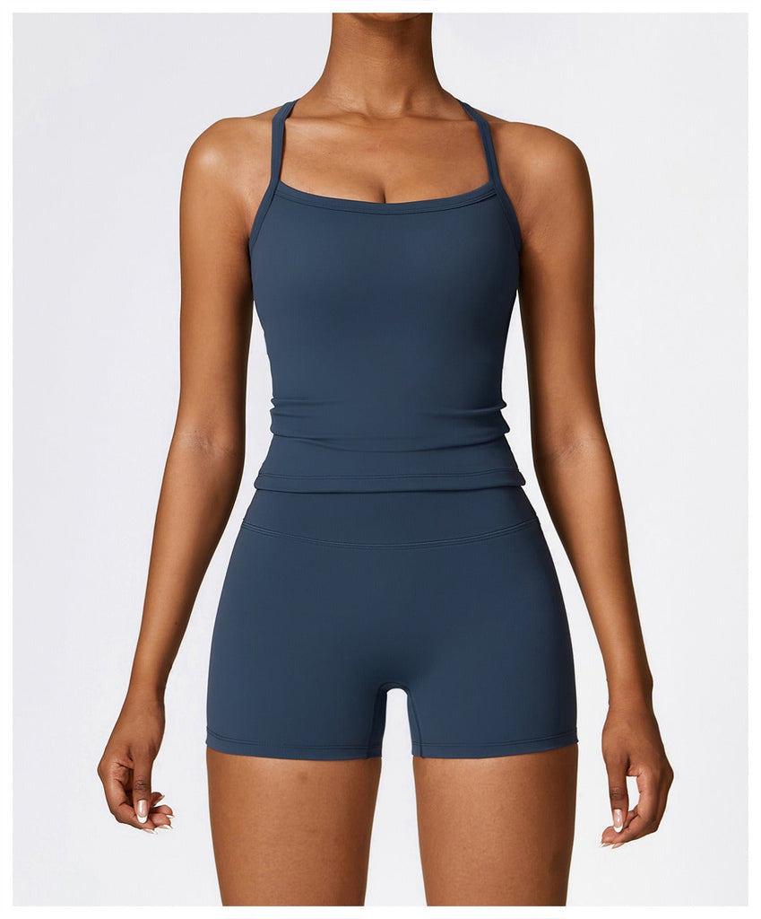 Butter Tank & Shorts Set Navy
