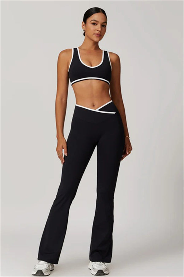 The Stamina Sports Bra Flared Leggings 2-Piece Set