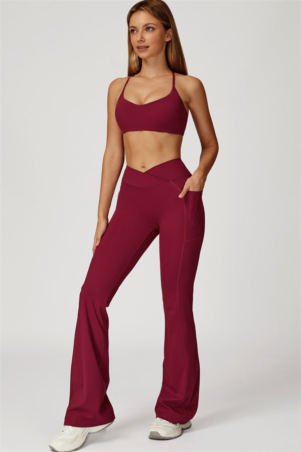 The Propel Sports Bra Flared Leggings 2-Piece Set
