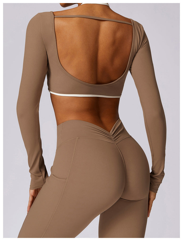 Noelle Contrast Longsleeve Top