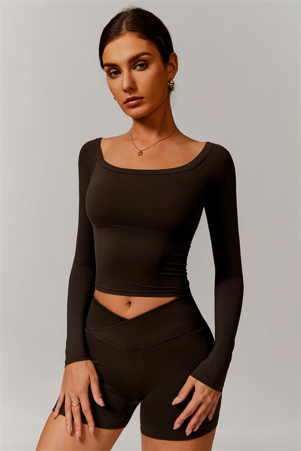 The Vivid Long Sleeve Crop Top
