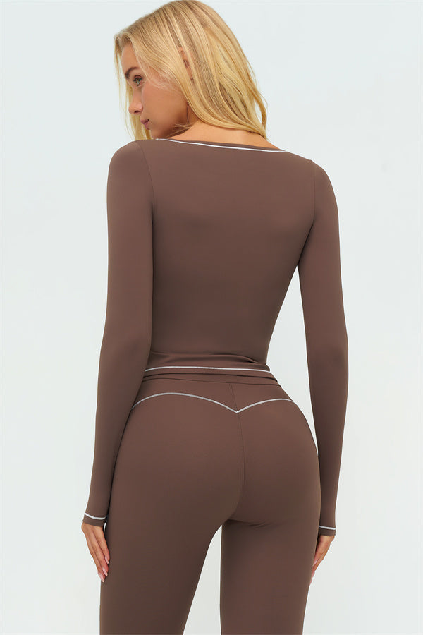 The Amara Long Sleeve T-shirt Leggings 2-Piece Set