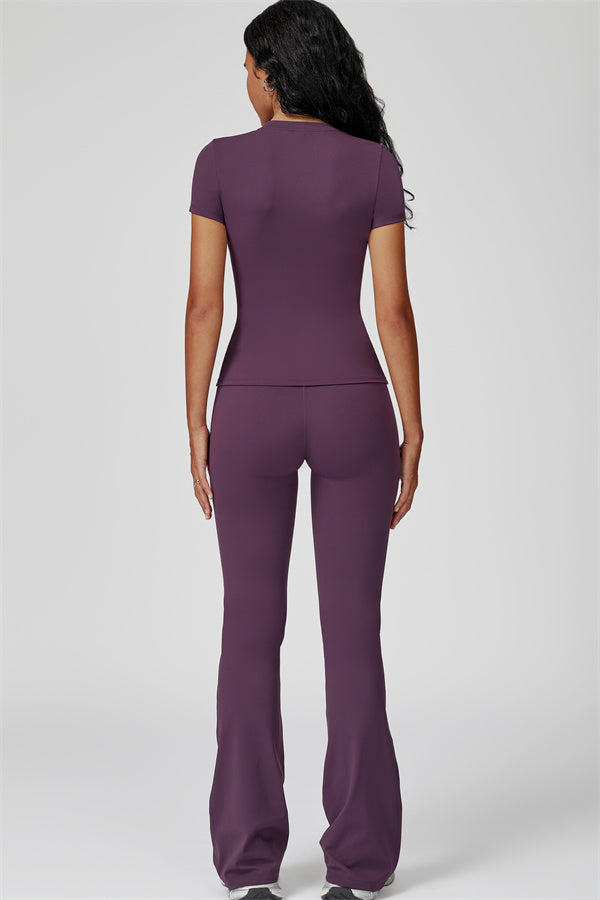 The Oasis T-shirt Flared Leggings 2-Piece Set