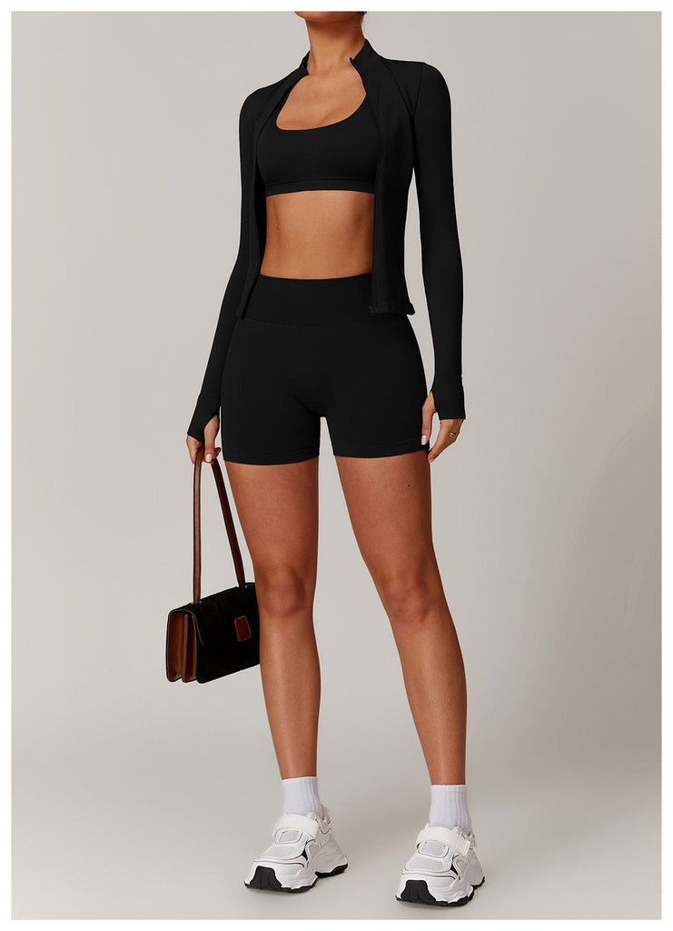 Piper Longsleeve Zip Top & Shorts Set