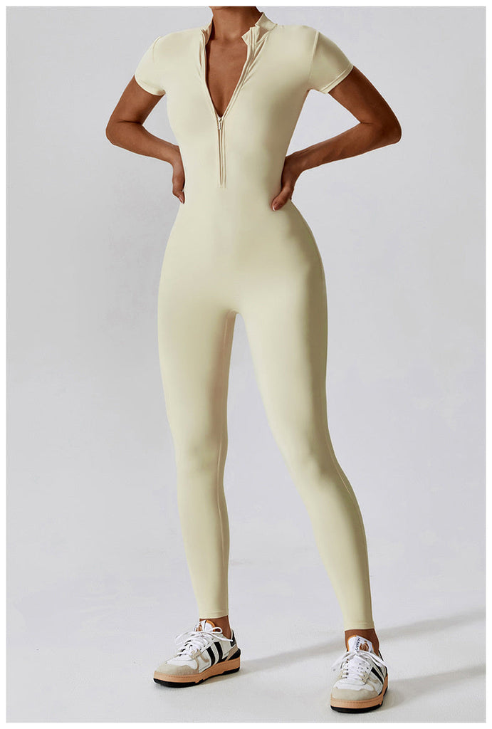 Super Sculpt Short Sleeve Jumpsuit (size down)