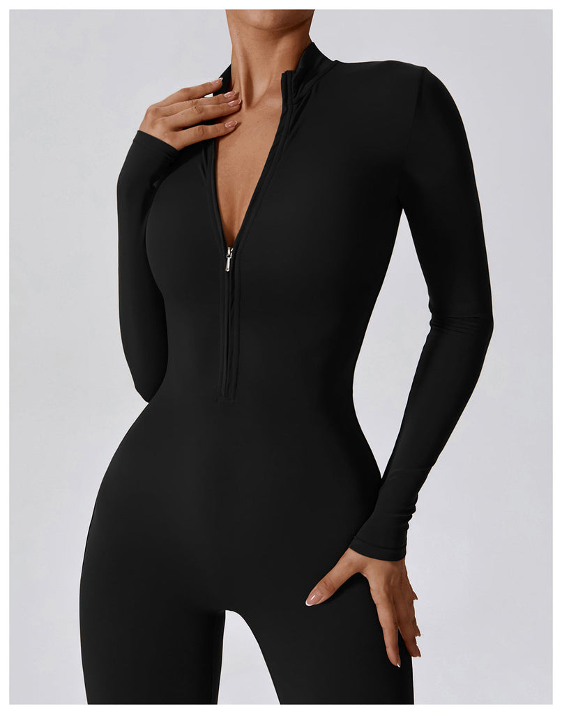 Fleeced Super Sculpt Longsleeve Jumpsuit (size down)