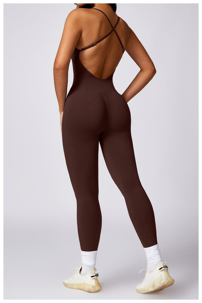 Seamless Scrunch Back Jumpsuit