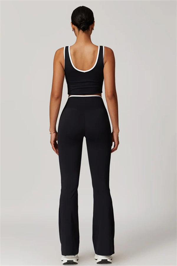 The Stamina Tank Top Flared Leggings 2-Piece Set
