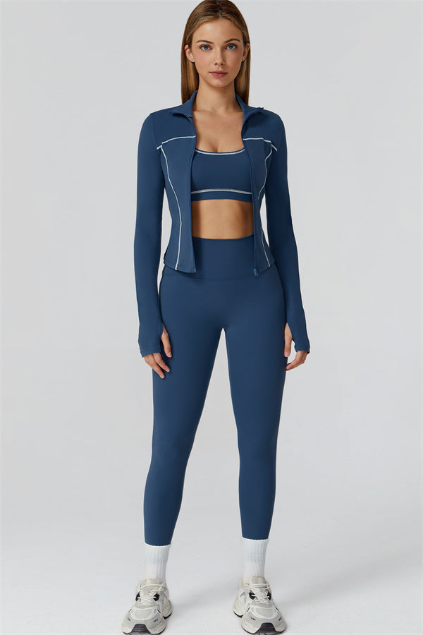 The Venus Zip Longsleeve Top