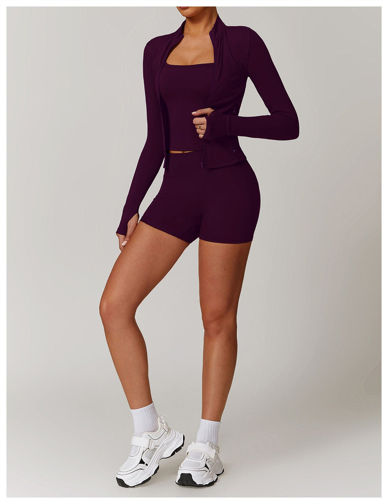 Marian Longsleeve Zip Top