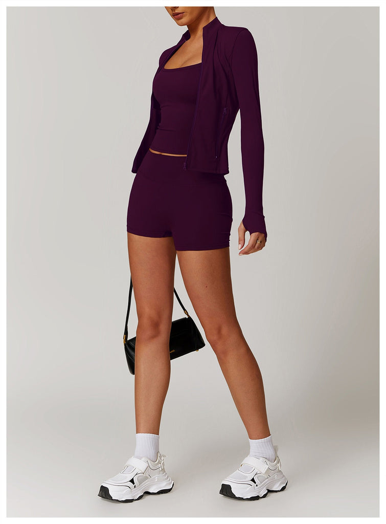 Marian Longsleeve Zip Top