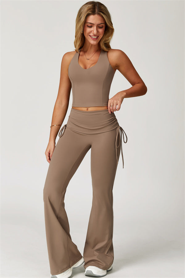 Alani V Top & Flared Folded Set