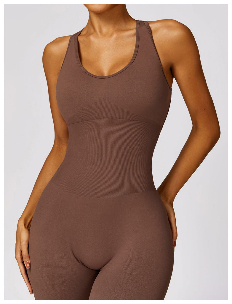 Mila Backless Racer Jumpsuit