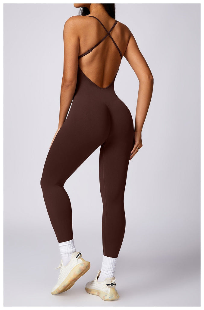 Seamless Scrunch Back Jumpsuit
