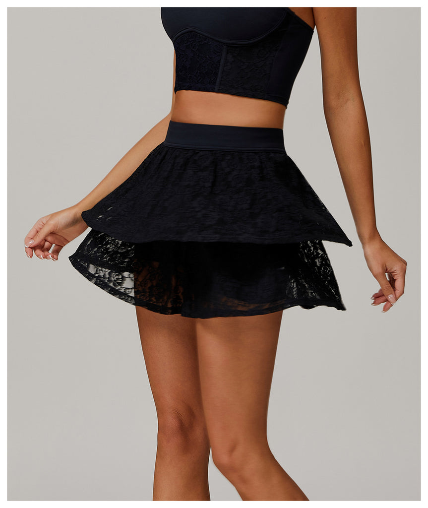 Lace Finest Side Pockets Skort