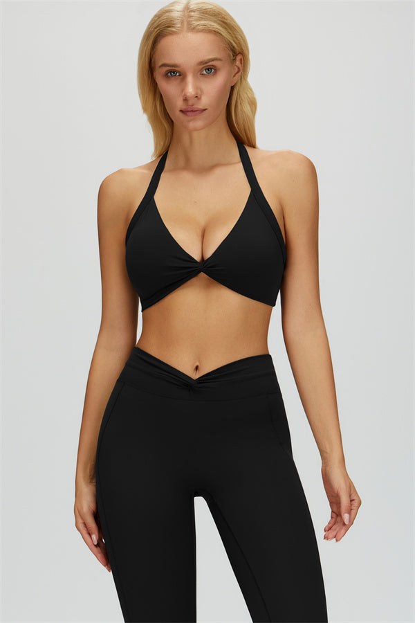 The Dreamy Sports Bra Leggings 2-Piece Set Black