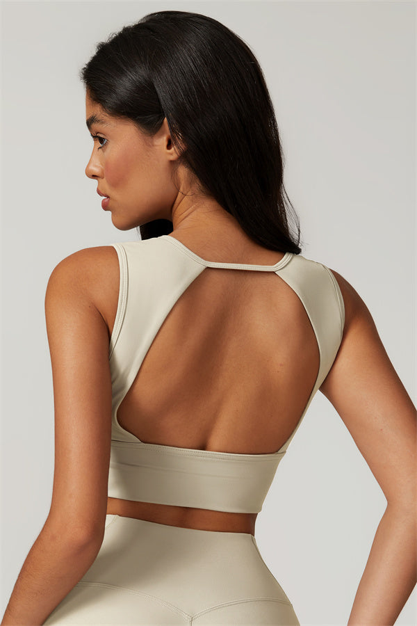 Flow Motion Sports Bra Almond