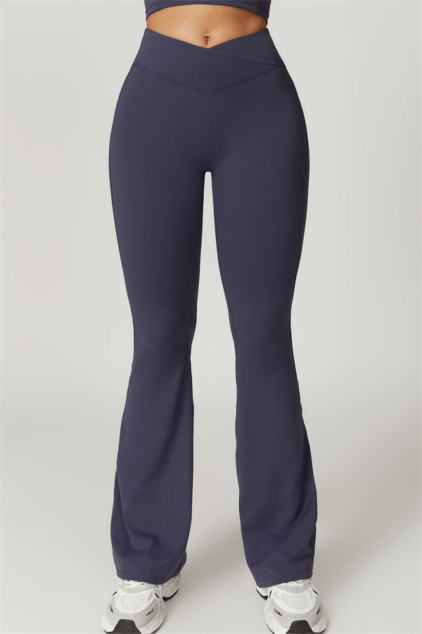 The Sophia Flared Leggings Mulled Wine
