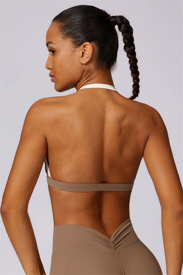 Flex Fusion Sports Bra Moccasin