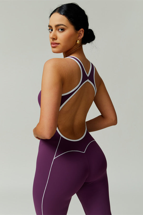 The Radiant X Jumpsuit Plum Purple