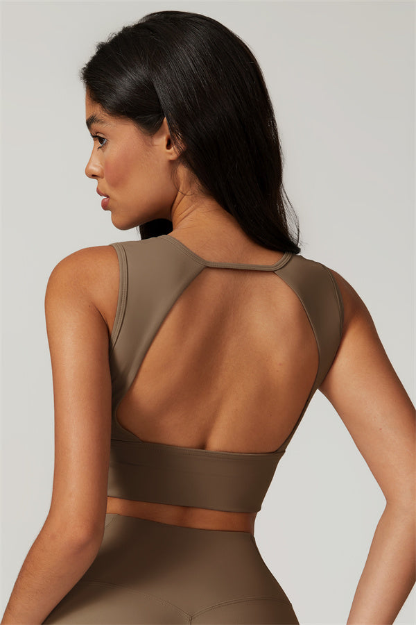 Flow Motion Sports Bra Moccasin