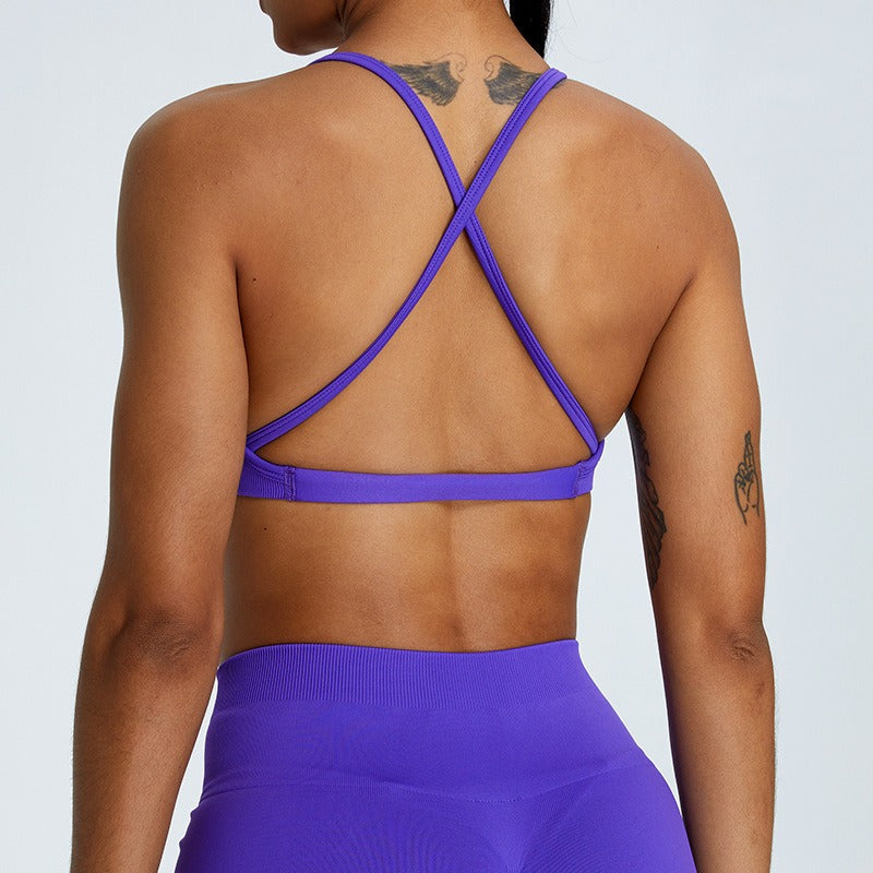 Claire Seamless Bra Top Purple