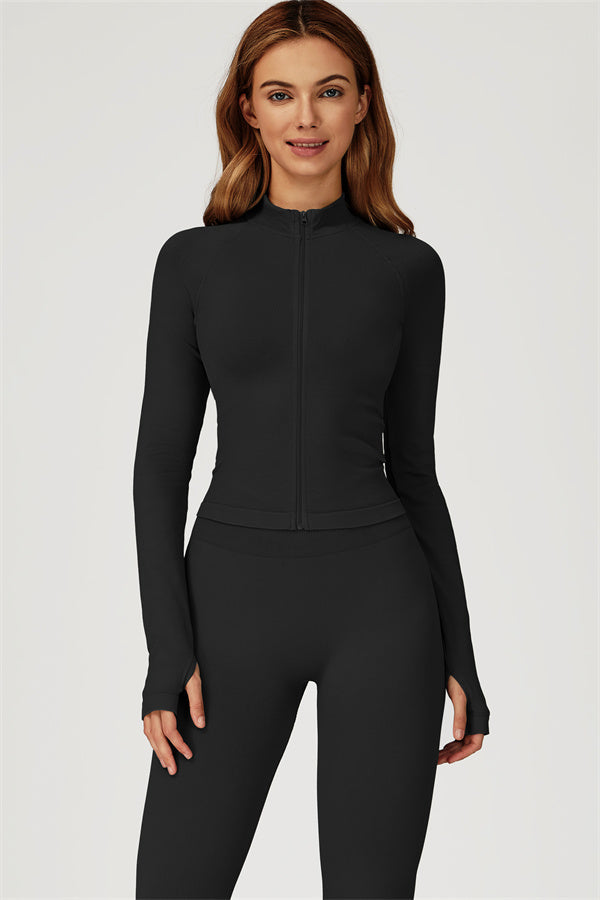 The Sculpt Jacket Leggings 2-Piece Set Black
