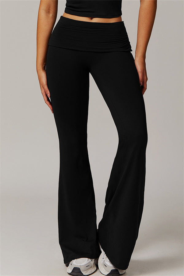 The Luxe Flared Leggings Black
