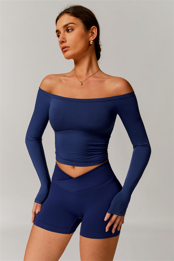 The Vivid Long Sleeve Crop Top