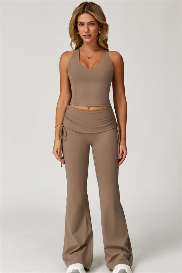 Alani V Top & Flared Folded Set