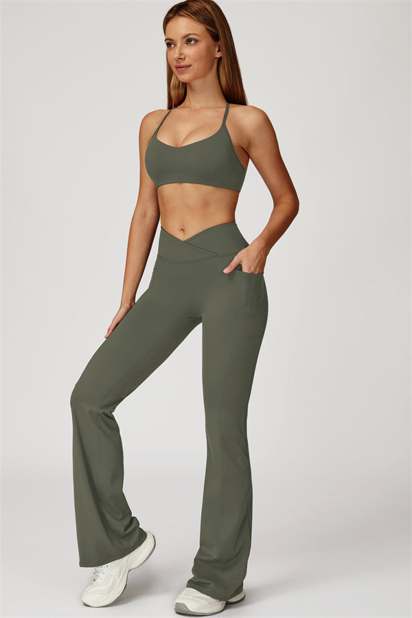 The Propel Sports Bra Flared Leggings 2-Piece Set
