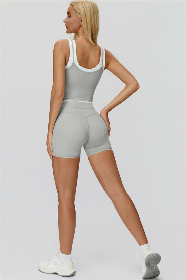 The Canyon Crop Tank Shorts 2-Piece Set