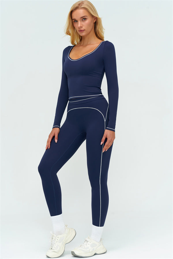 The Amara Long Sleeve T-shirt Leggings 2-Piece Set