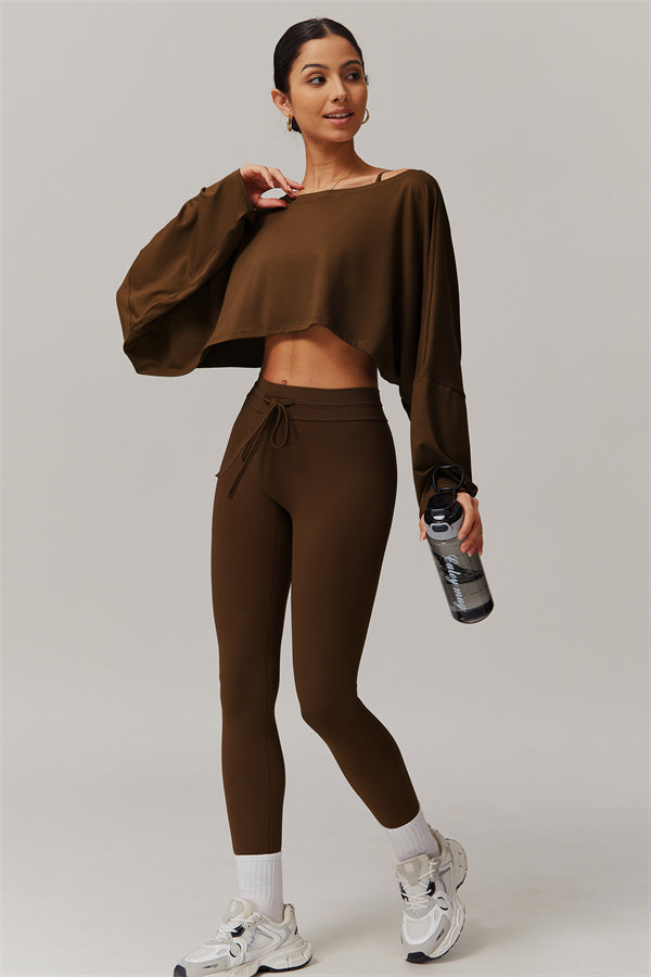 The Resonate Drift Cropped Pullover Leggings 2-Piece Set