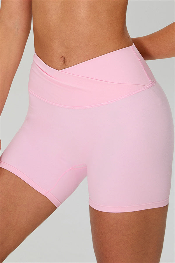 The Jewel Crop Top Crossover Shorts 2-Piece Set