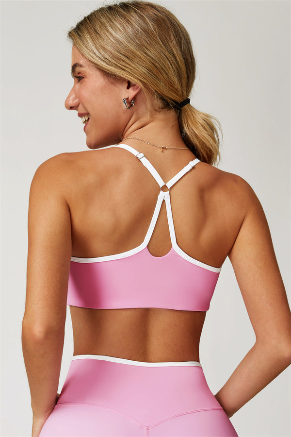 The Aiko Sports Bra Magenta