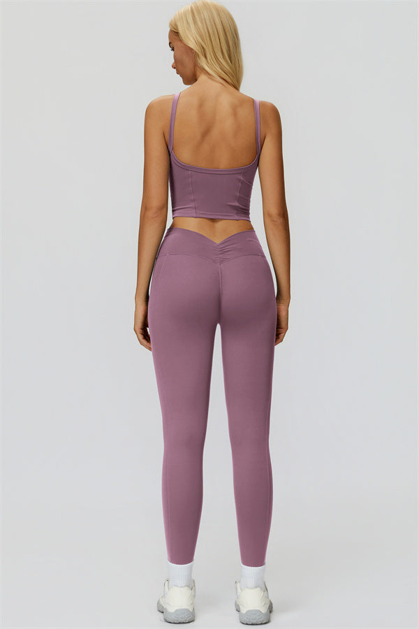 The Fyra Crop Tank Leggings 2-Piece Set