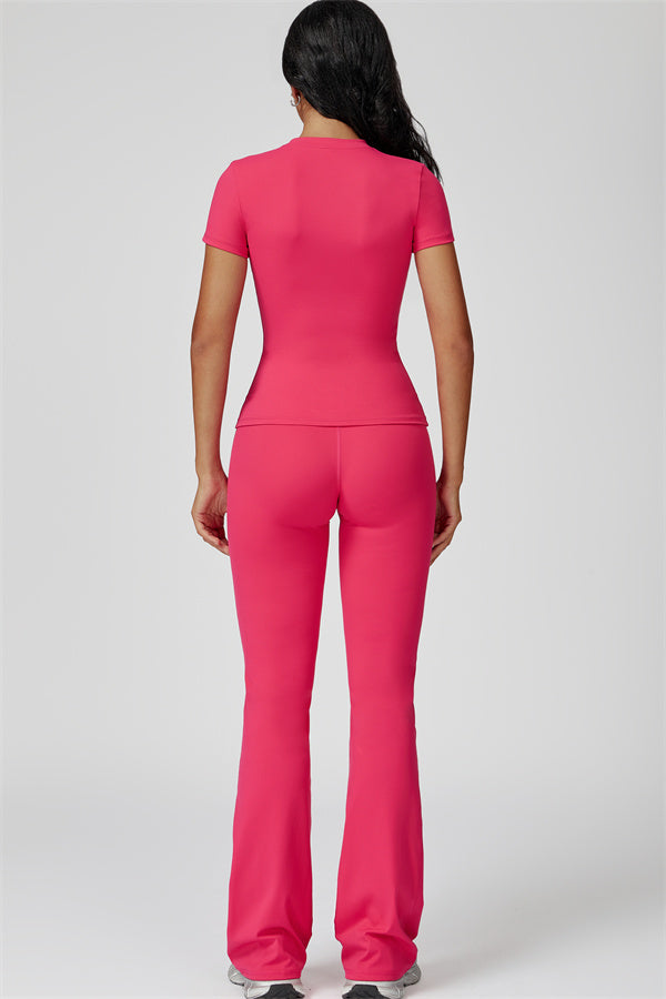 The Oasis T-shirt Flared Leggings 2-Piece Set