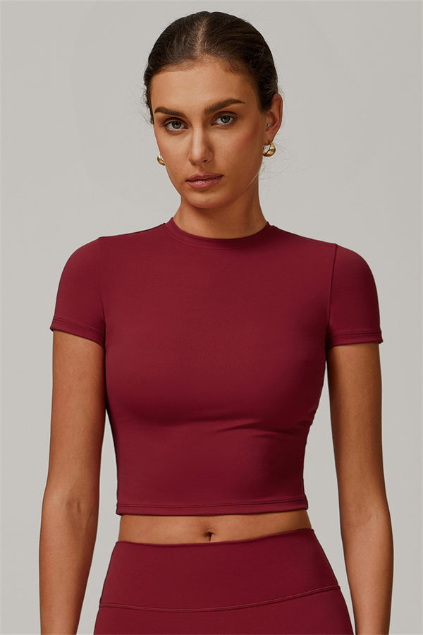 The Isabella Elizabeth T-shirt Burgundy