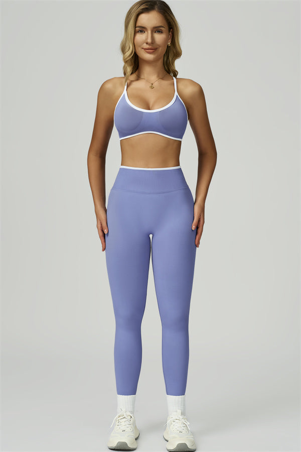 The Prime Contrast Sports Bra Leggings 2-Piece Set