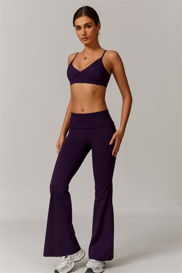 The Vigor Sports Bra Flared Leggings 2-Piece Set