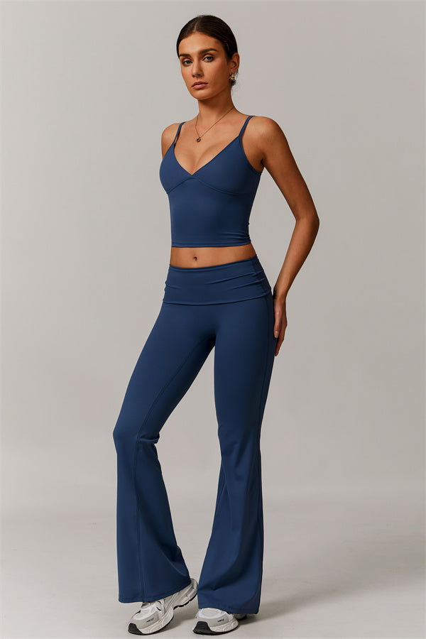 The Vigor Tank Top Flared Leggings 2-Piece Set