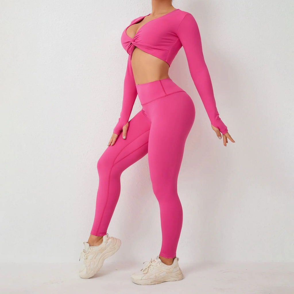 Winona Twist Longsleeve Top & Leggings Set
