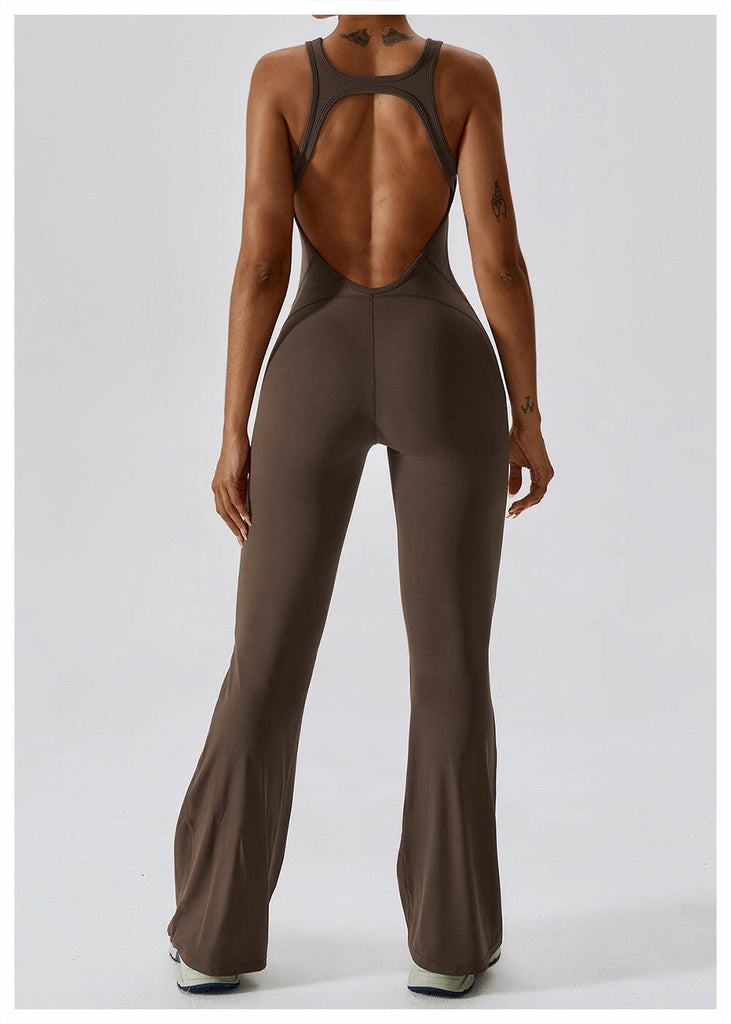 Lea Sculpt Flared Jumpsuit