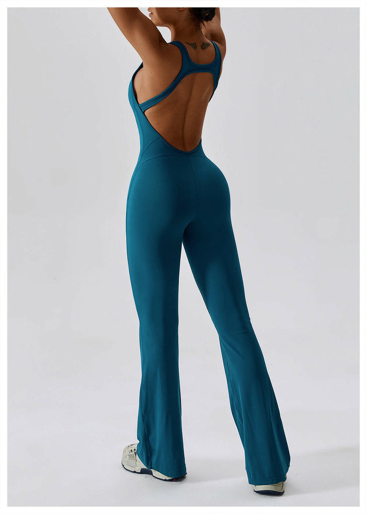 Lea Sculpt Flared Jumpsuit